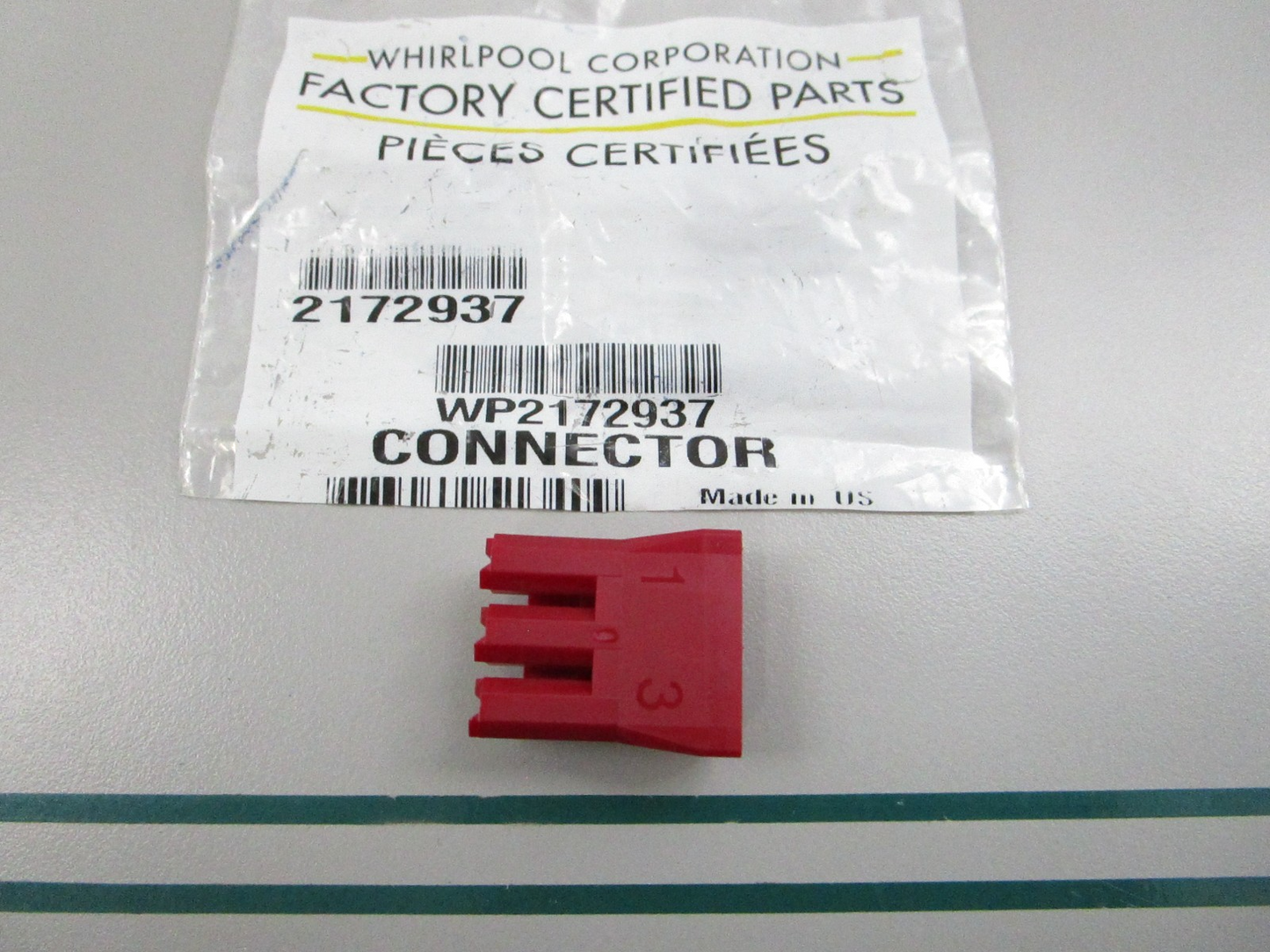 NEW OEM WP2172937 2172937 Whirlpool Connector 0810