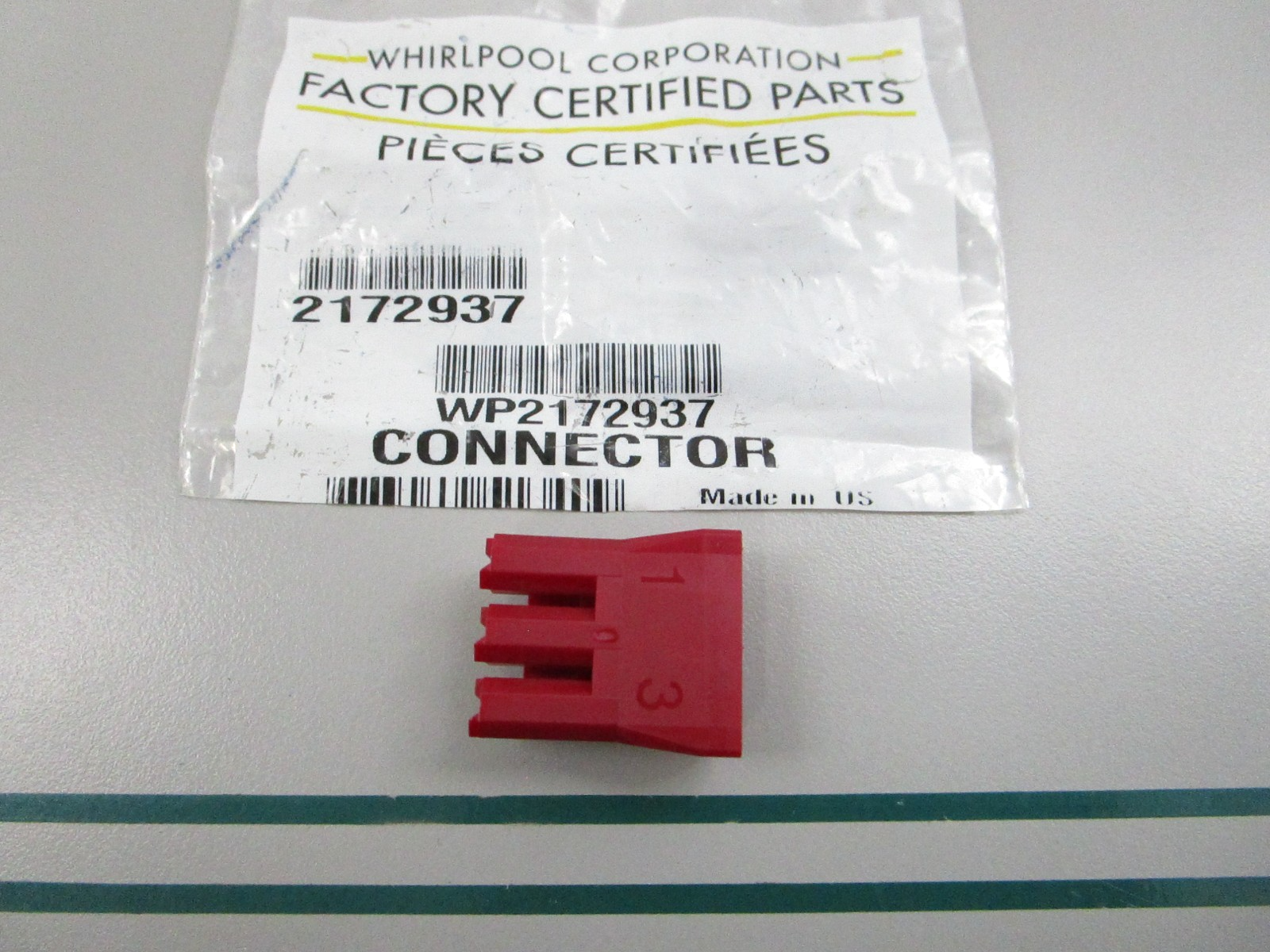 NEW OEM WP2172937 2172937 Whirlpool Connector 0810