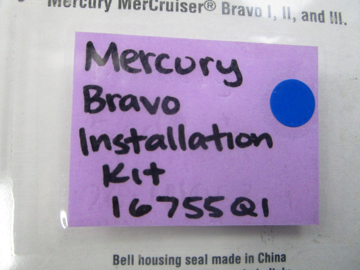 NEW OEM 16755Q1 Mercury Quicksilver Bravo Installation Kit 0810