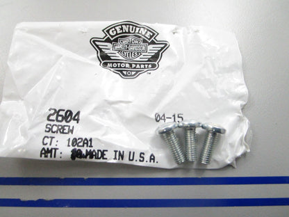 *NEW OEM* (LOT OF 3) 0810 Harley Davidson Screw 2604