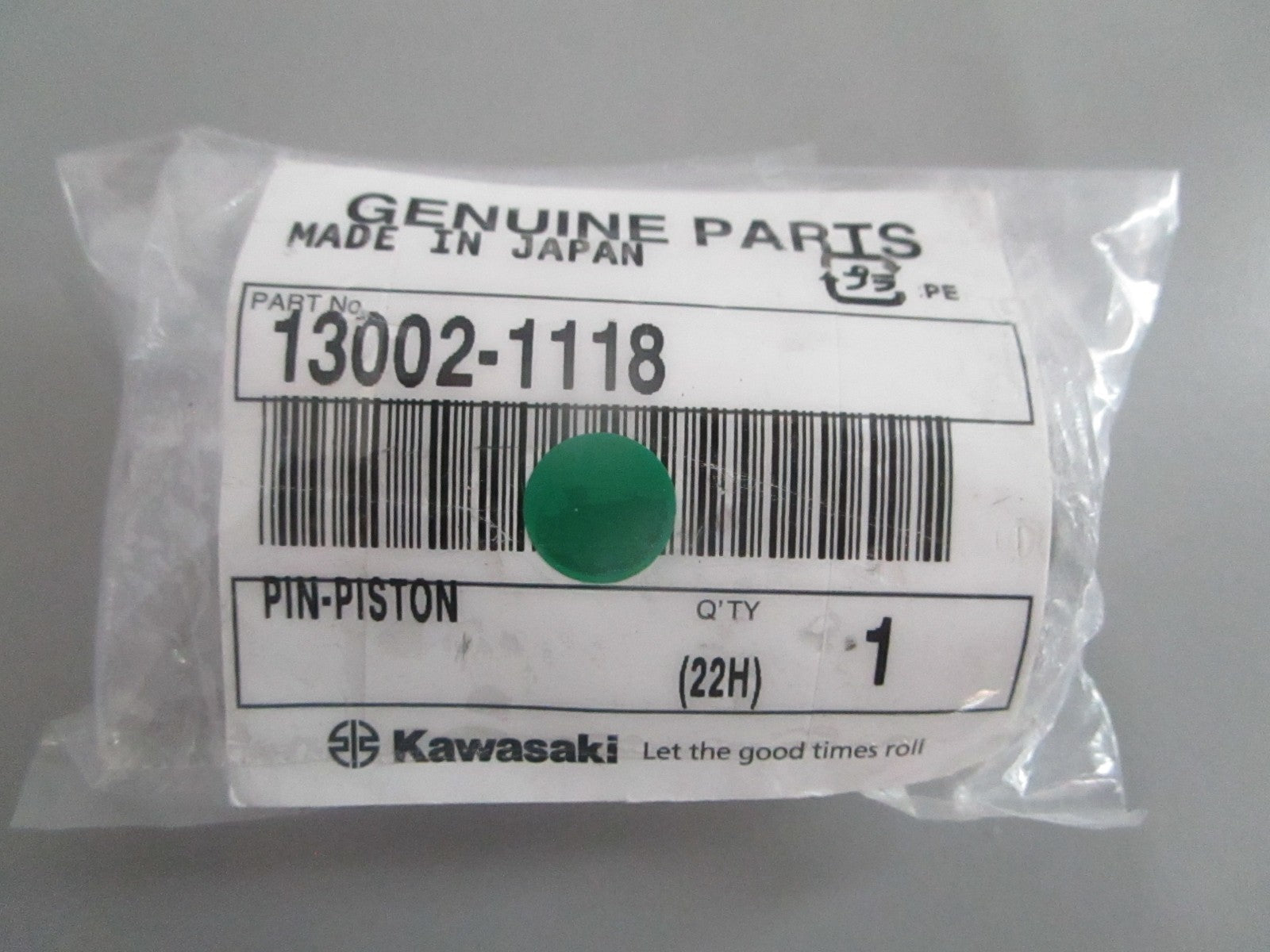 NEW OEM 13002-1118 Kawasaki Piston Pin 0820