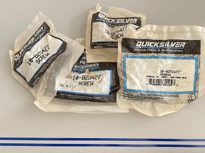 *NEW OEM* (LOT OF 4) 0810 Mercury Quicksilver Screw 10-825427