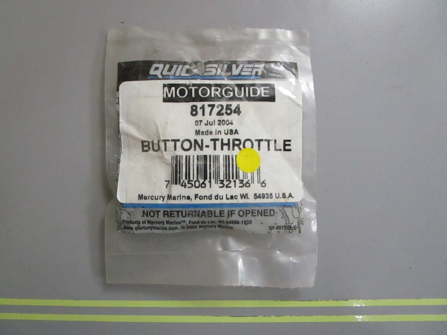 *NEW OEM* 0810 Mercury Quicksilver Throttle Button 817254