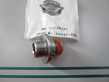NEW OEM 26041-05A Harley Davidson Oil Filter Adaptor 0810