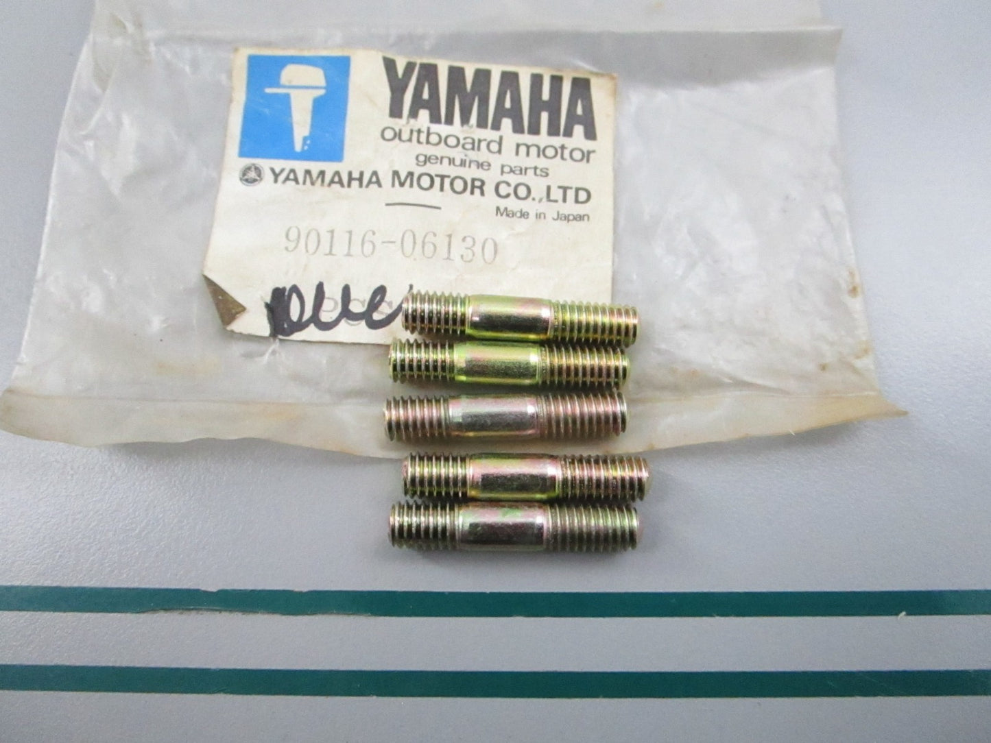 NEW OEM (LOT OF 5) 90116-06130-00 Yamaha Bolt Stud 0810