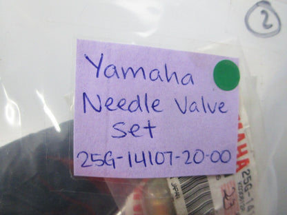 NEW OEM 25G-14107-20-00 Yamaha Needle Valve Set 0810