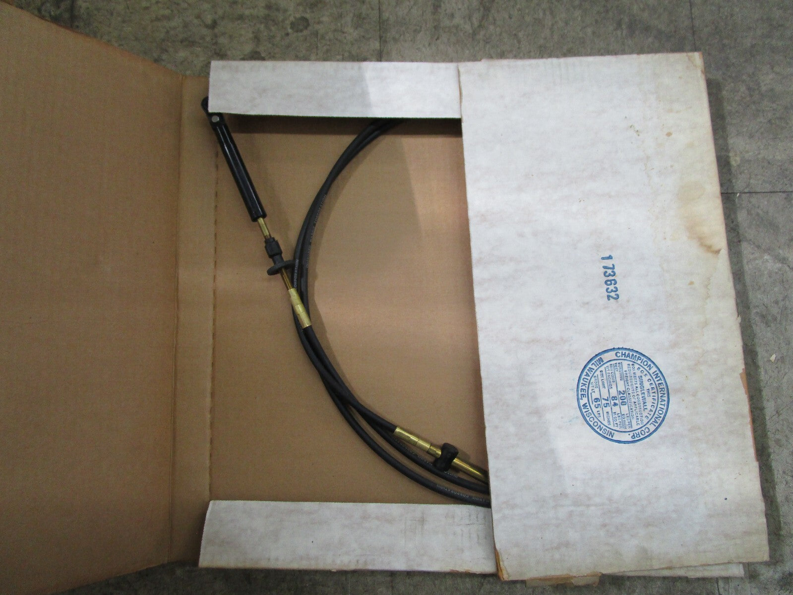 *NEW OEM* 0820 OMC Johnson Evinrude 9' Control Cable 173109 0173109