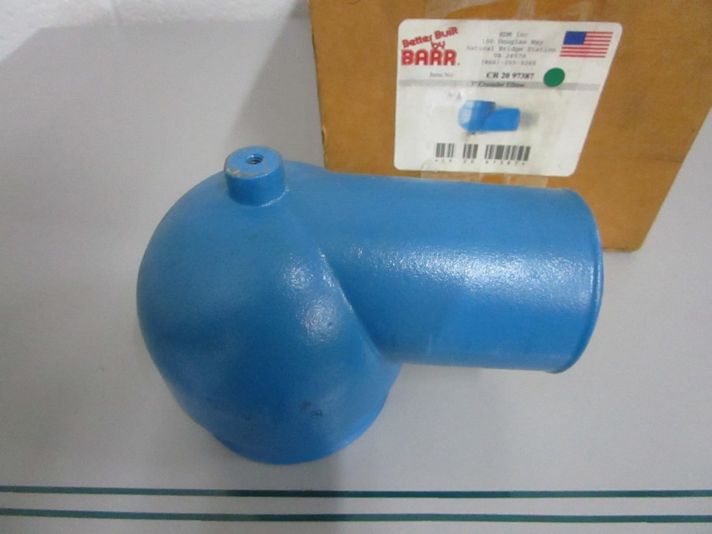 NEW CR 20 97387 CR2097387 Barr 3" Crusader Elbow 0820