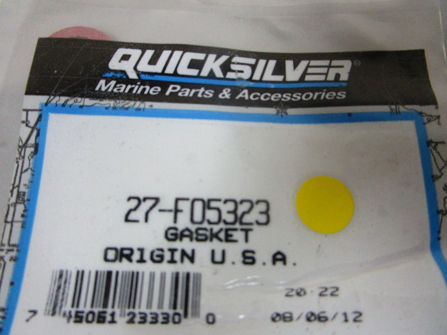 *NEW OEM* (LOT OF 2) 0810 Mercury Quicksilver Gasket 27-F05323