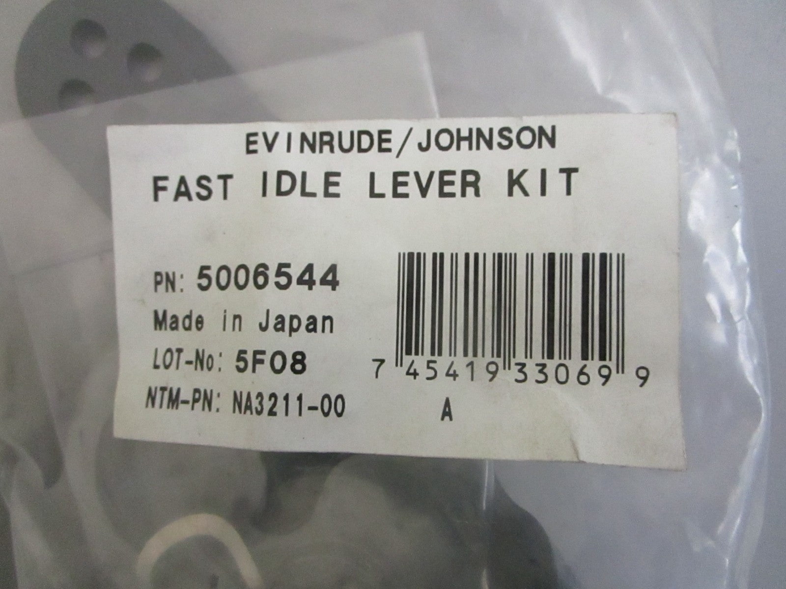 *NEW OEM* 0820 OMC Johnson Evinrude Fast Idle Lever Kit 5006544