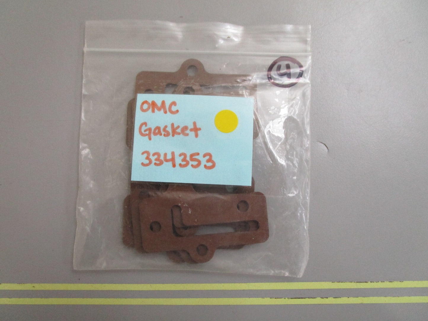 *NEW OEM* (LOT OF 4) 0810 OMC Johnson Evinrude Gasket 334353 0334353