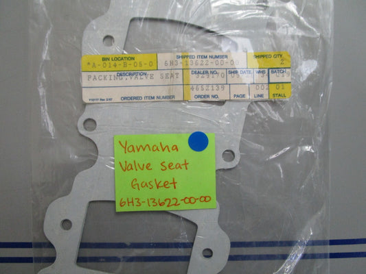 *NEW OEM* 0810 Yamaha Valve Seat Gasket 6H3-13622-00-00