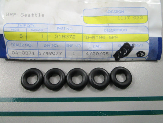NEW OEM (LOT OF 5) 318372 0318372 OMC Johnson Evinrude O-Ring 0810