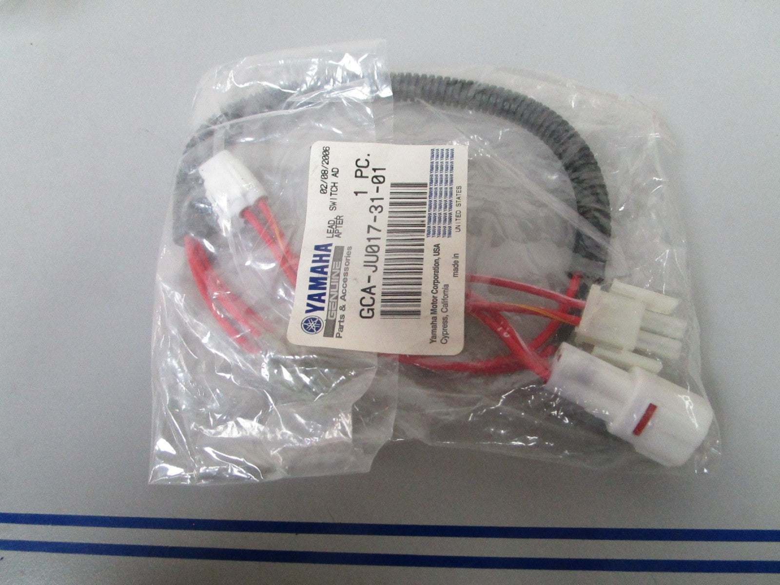 NEW OEM GCA-JU017-31-01 Yamaha Switch Adapter Lead 0810