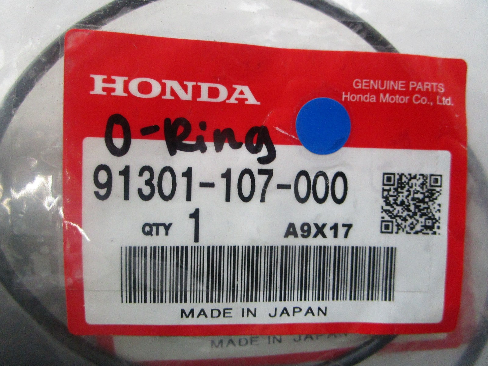 *NEW OEM* 0810 Honda O-Ring 91301-107-000