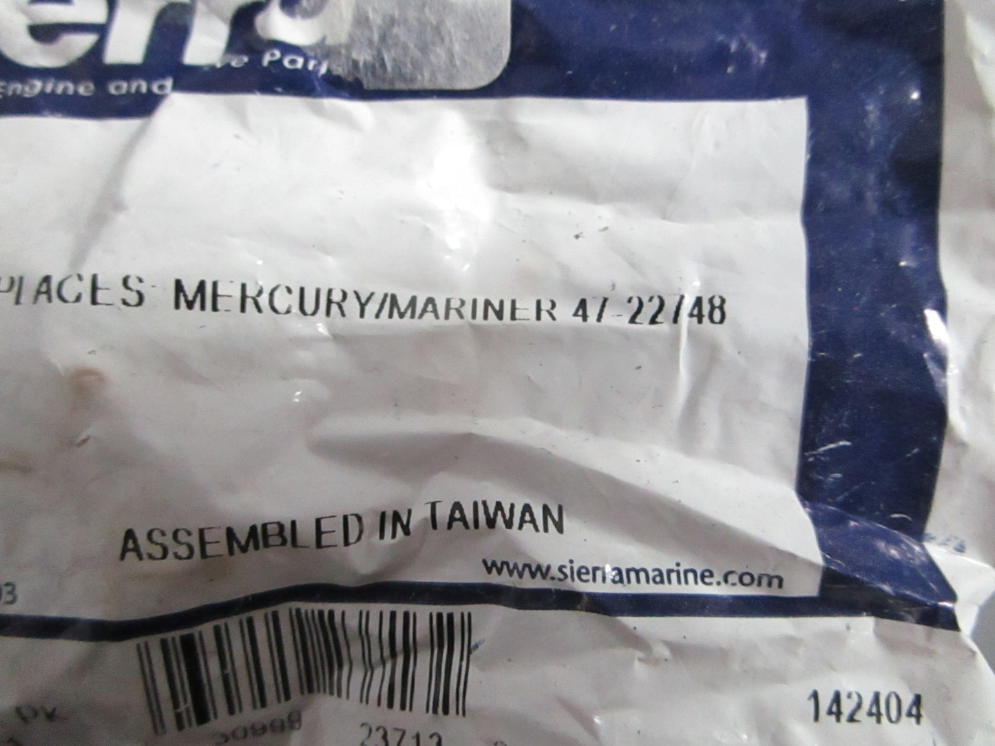 NEW (LOT OF 2) 18-3012 Sierra Impeller Rep: 47-22748 Mercury 0820