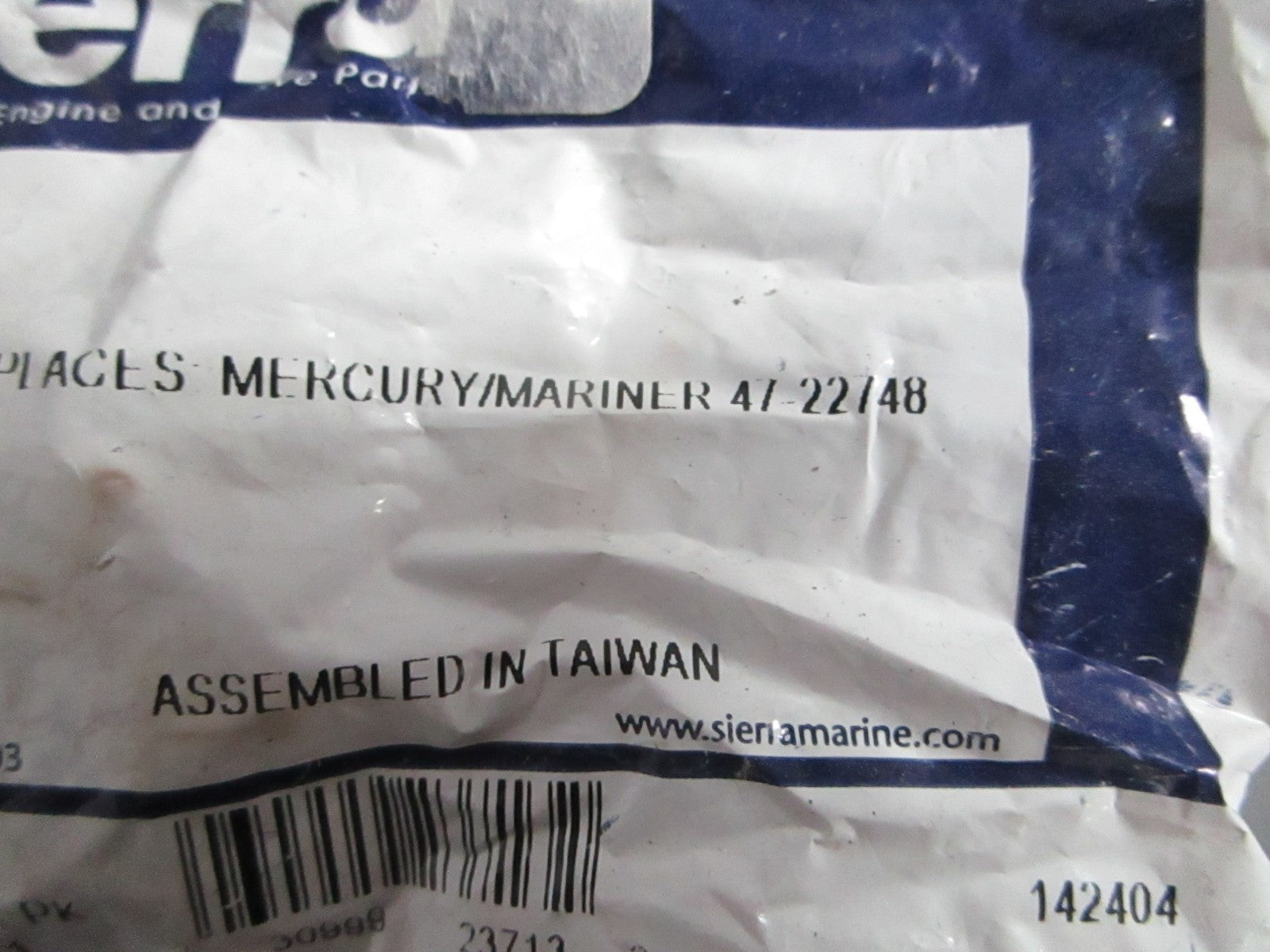 NEW (LOT OF 2) 18-3012 Sierra Impeller Rep: 47-22748 Mercury 0820