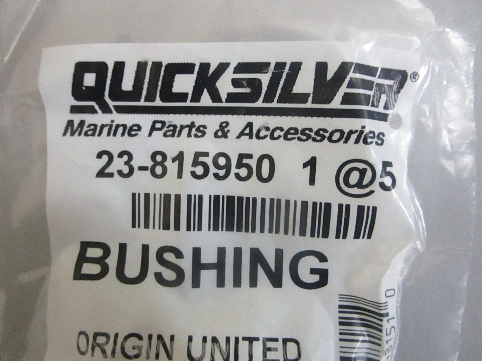 *NEW OEM* (LOT OF 5) 0810 Mercury Quicksilver Bushing 23-815960 1