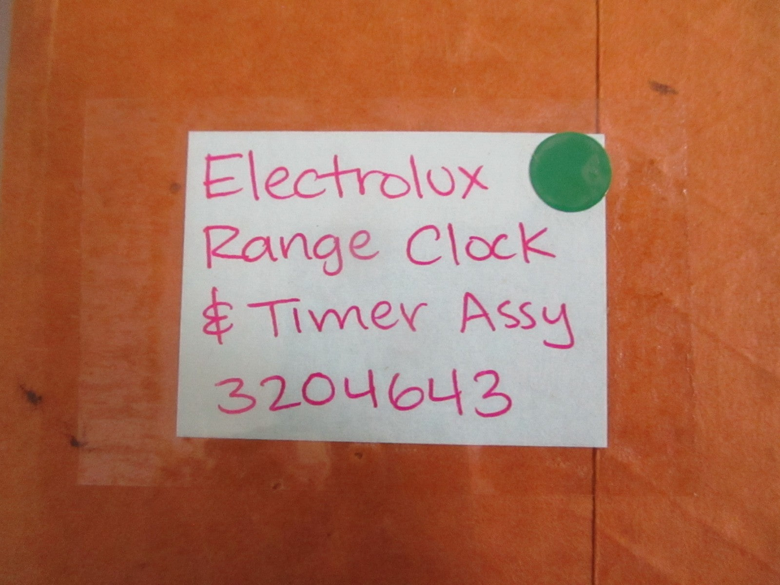 NEW OEM 3204643 Electrolux Range Clock & Timer Assy 0820