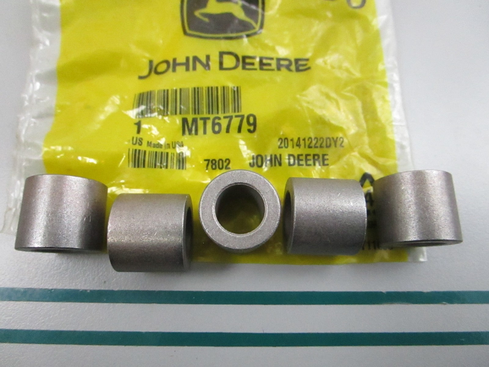 NEW OEM (LOT OF 5) MT6779 John Deere Bushing 0810