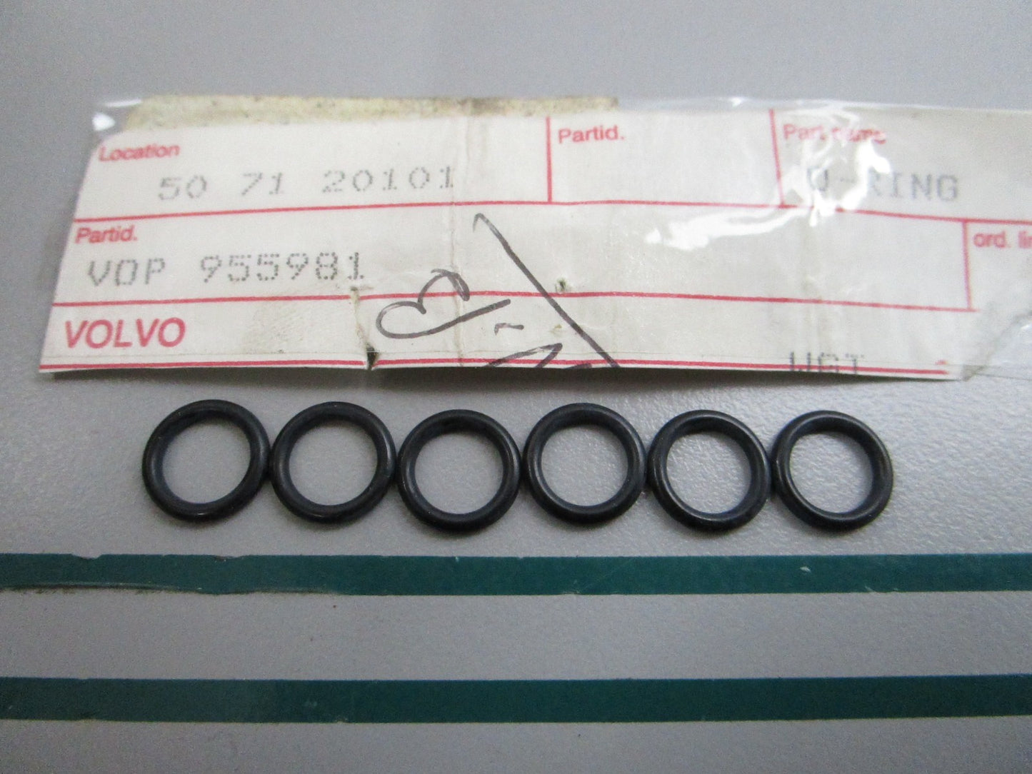 NEW OEM (LOT OF 6) 955981 Volvo Penta O-Ring 0810