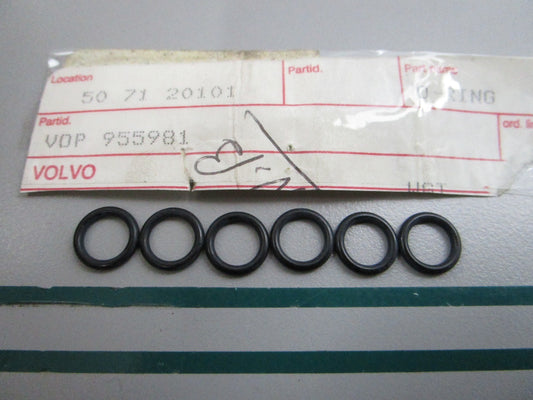 NEW OEM (LOT OF 6) 955981 Volvo Penta O-Ring 0810