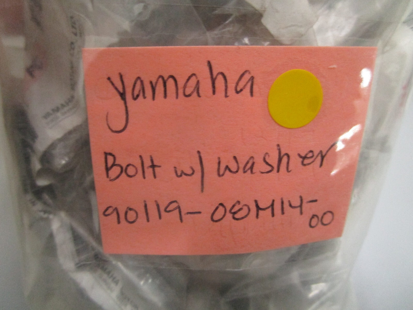 *NEW OEM* (LOT OF 2) 0810 Yamaha Bolt w/ Washer 90119-08M14-00