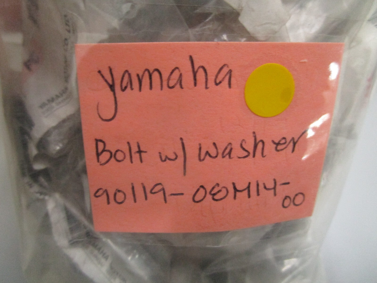 *NEW OEM* (LOT OF 2) 0810 Yamaha Bolt w/ Washer 90119-08M14-00