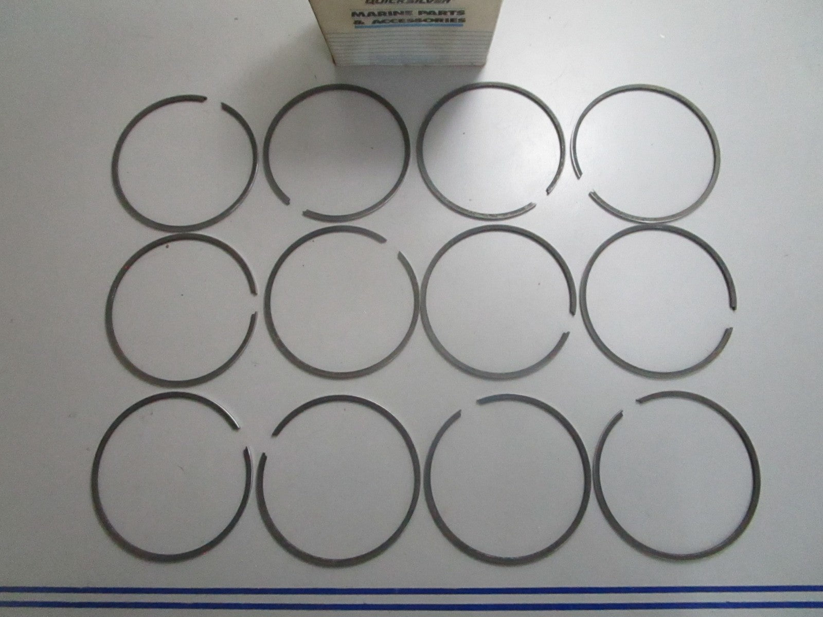 *NEW OEM* 0820 Mercury Quicksilver 12 Piston Ring Set 39-816802A12