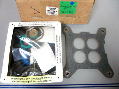 *NEW OEM* 0720 OMC Johnson Evinrude Carburetor Repair Kit 986783 0986783