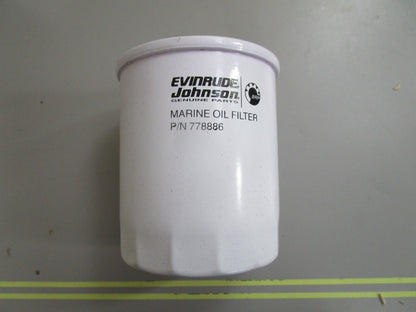 *NEW OEM* 0810 OMC Johnson Evinrude Marine Oil Filter 778886 0778886