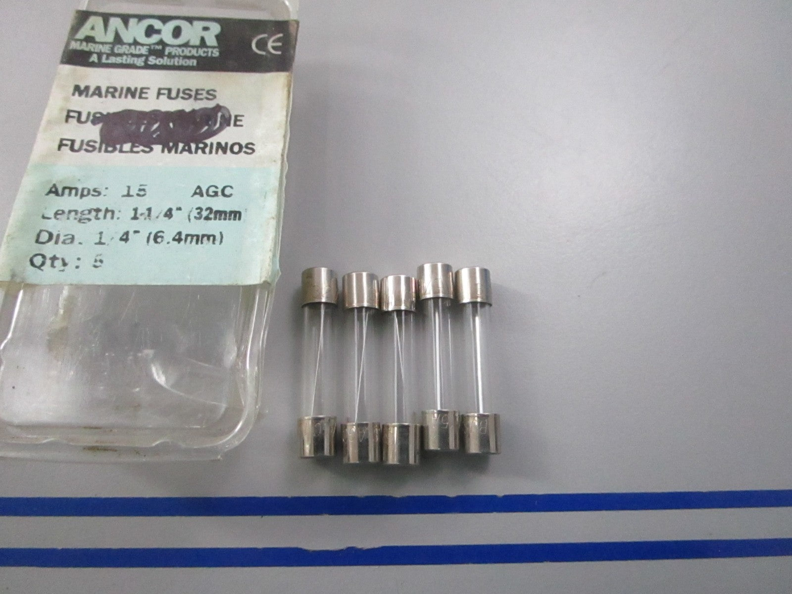 NEW 601150 Ancor 15A 5 Fuse Set 0810