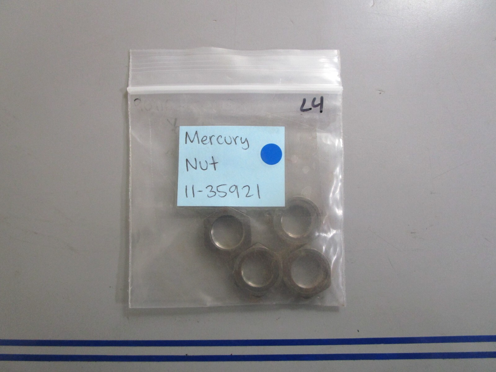 *NEW OEM* (LOT OF 4) 0810 Mercury Quicksilver Nut 11-35921