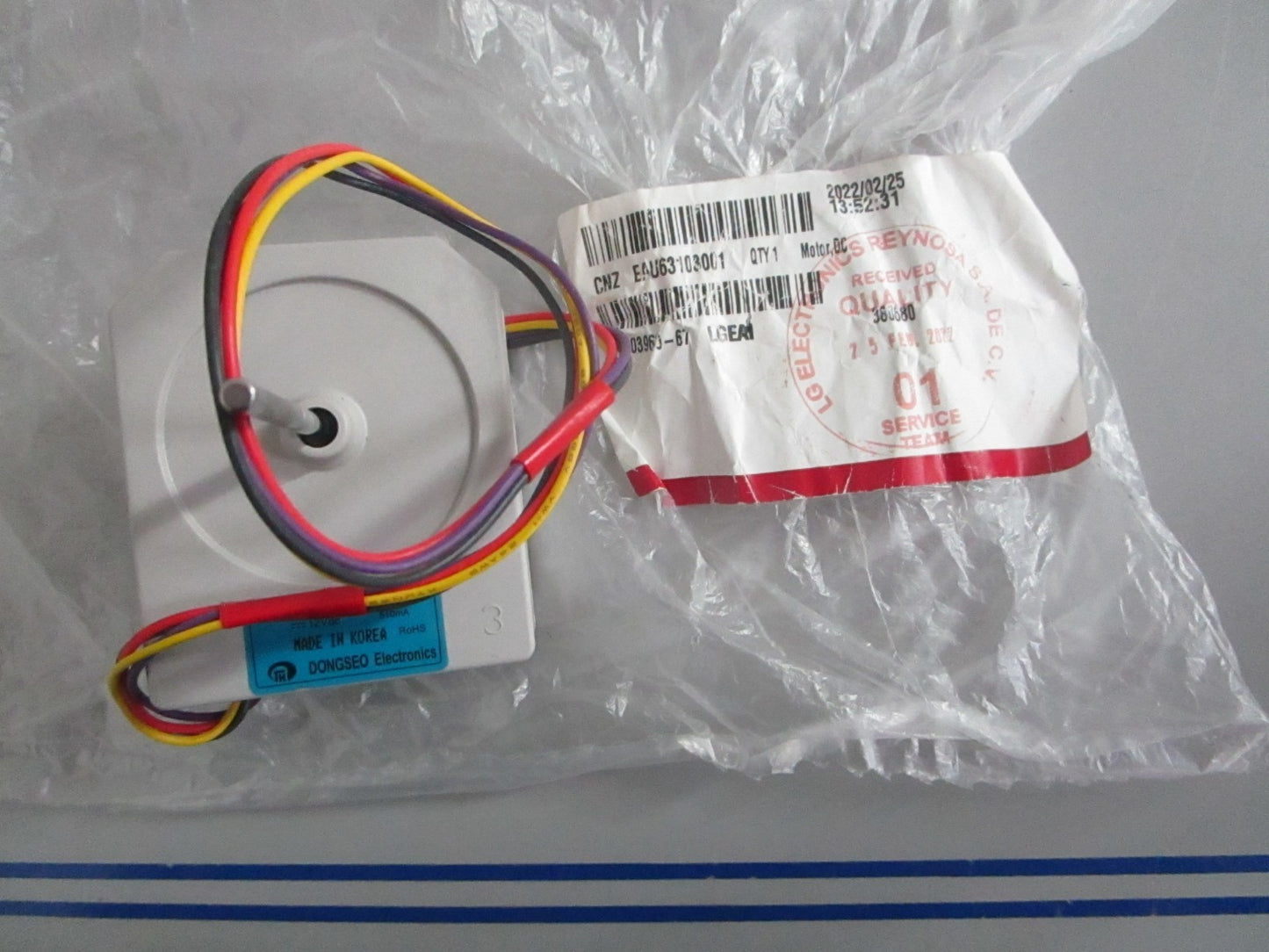 *NEW OEM* 0820 LG Condenser EAU63103001
