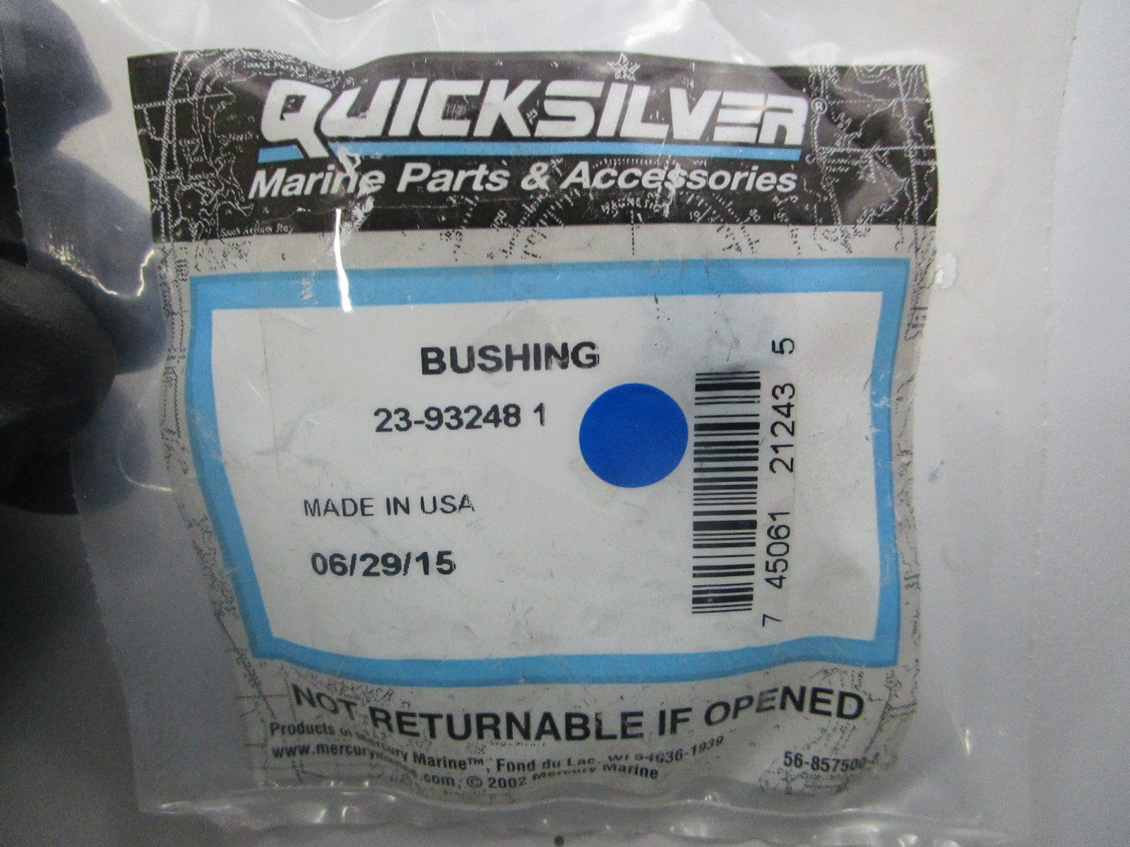 *NEW OEM* 0810 Mercury Quicksilver Bushing 23-93248 1