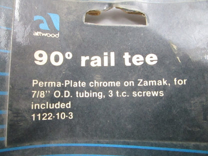 NEW OEM 1122-10-3 Attwood 90 Degree Rail Tee 0810