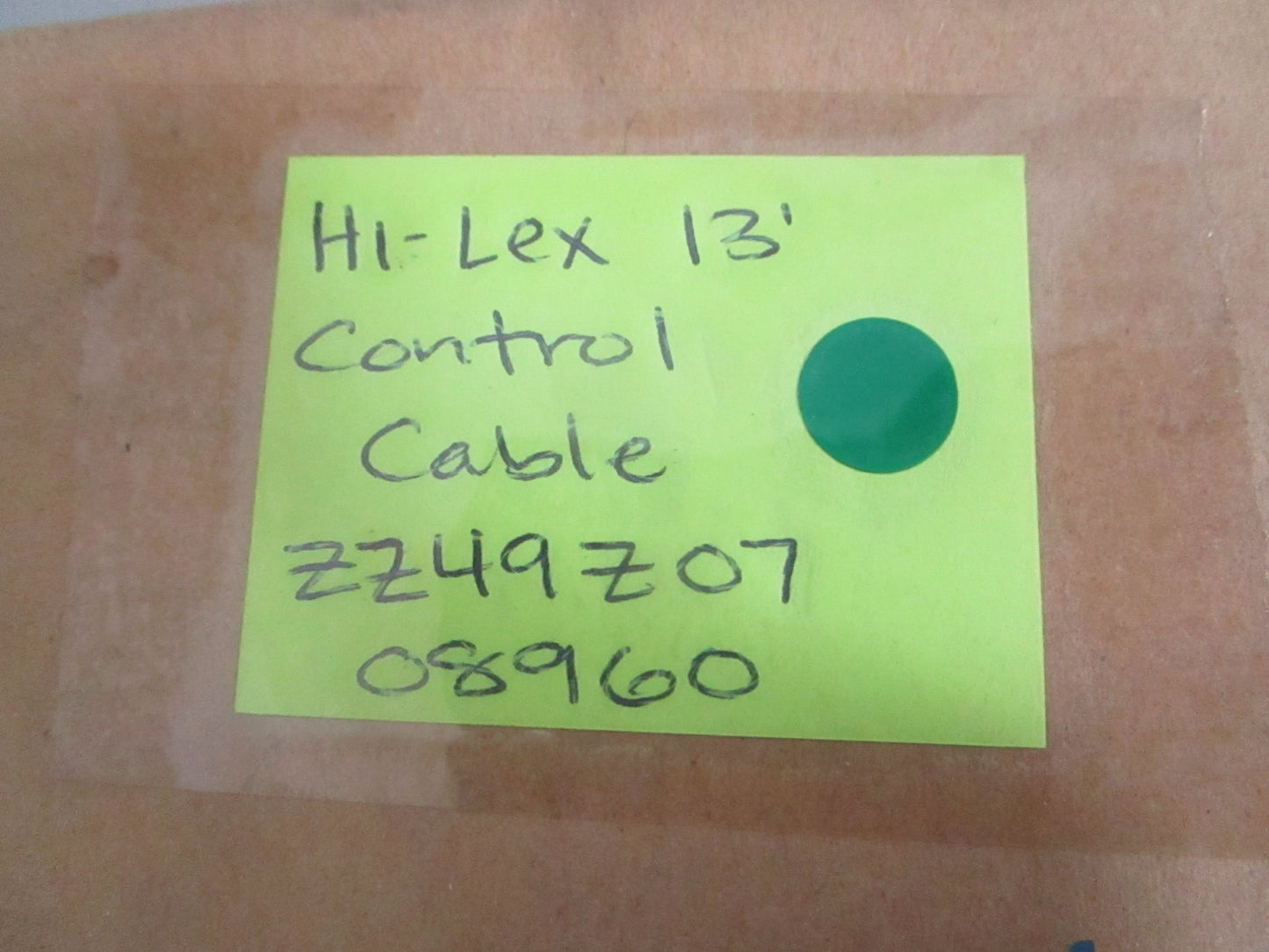 NEW OEM ZZ49Z07-08960 Hi-Lex 13' Control Cable 0820