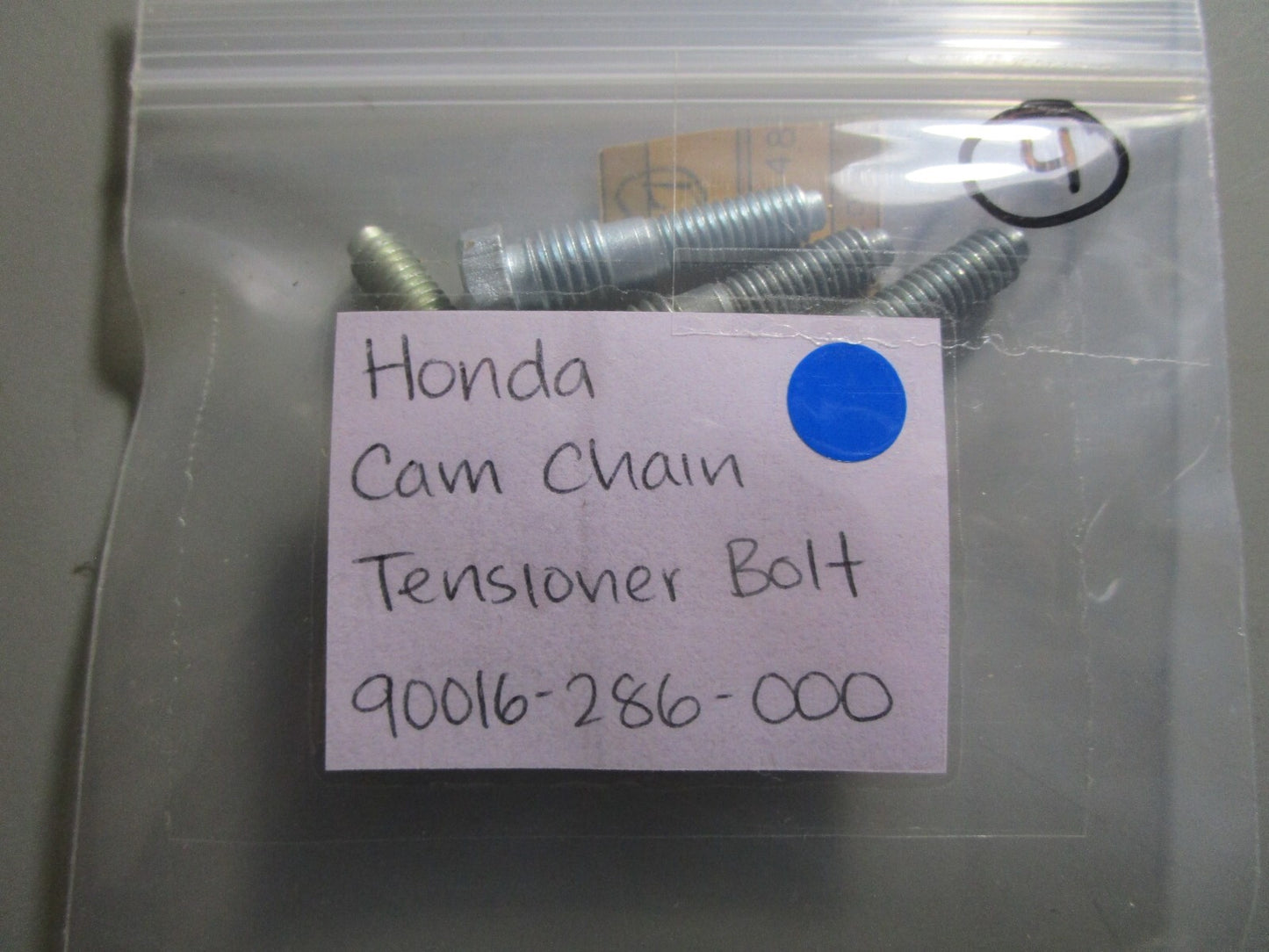 *NEW OEM* 0810 Honda Cam Chain Tensioner Bolt 90016-286-000