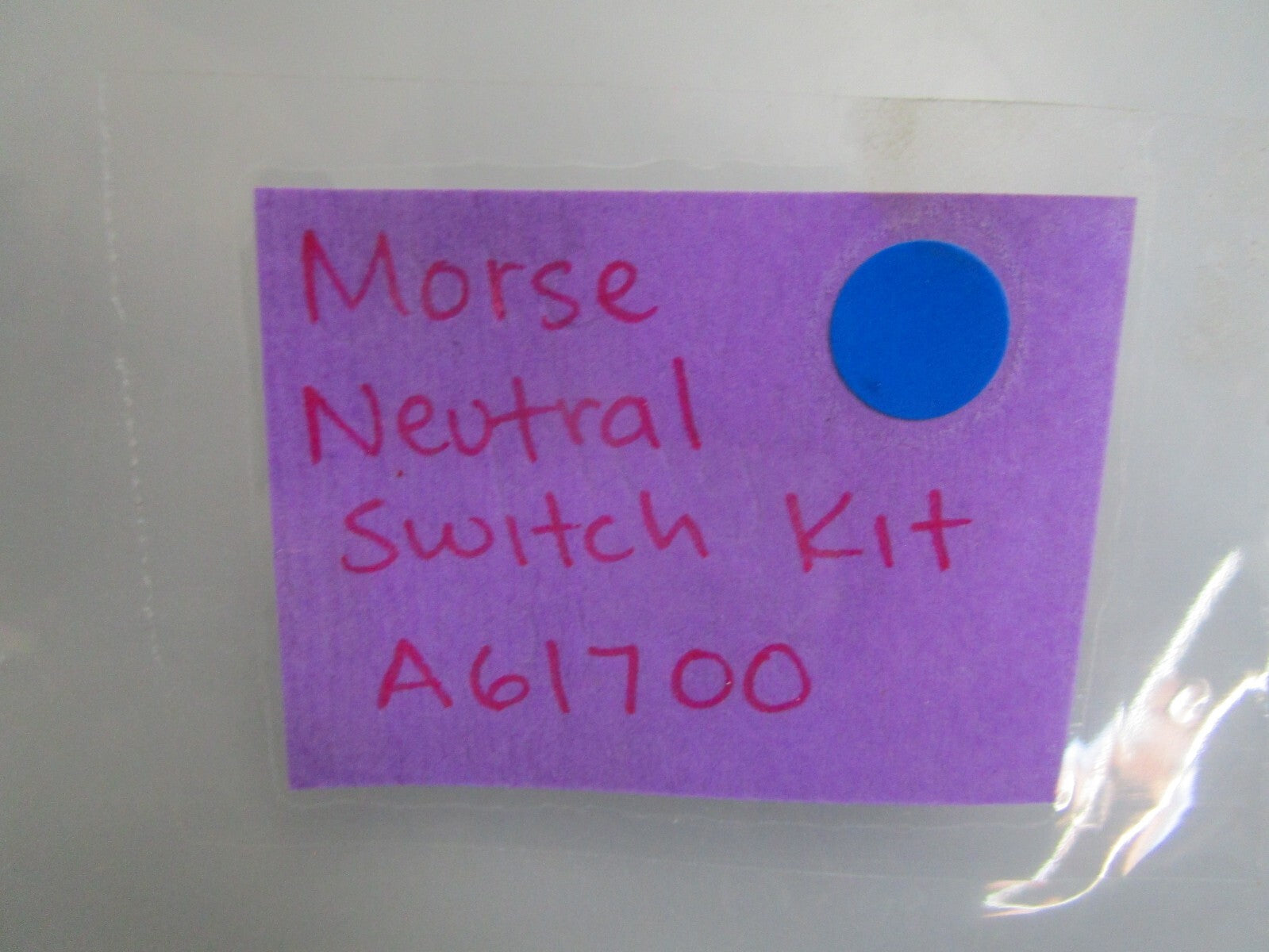 *NEW* 0820 Morse Controls Neutral Switch Kit A61700
