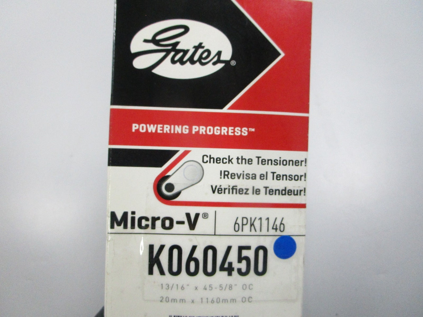 NEW K060450 Gates Micro=V Serpentine Belt 0810