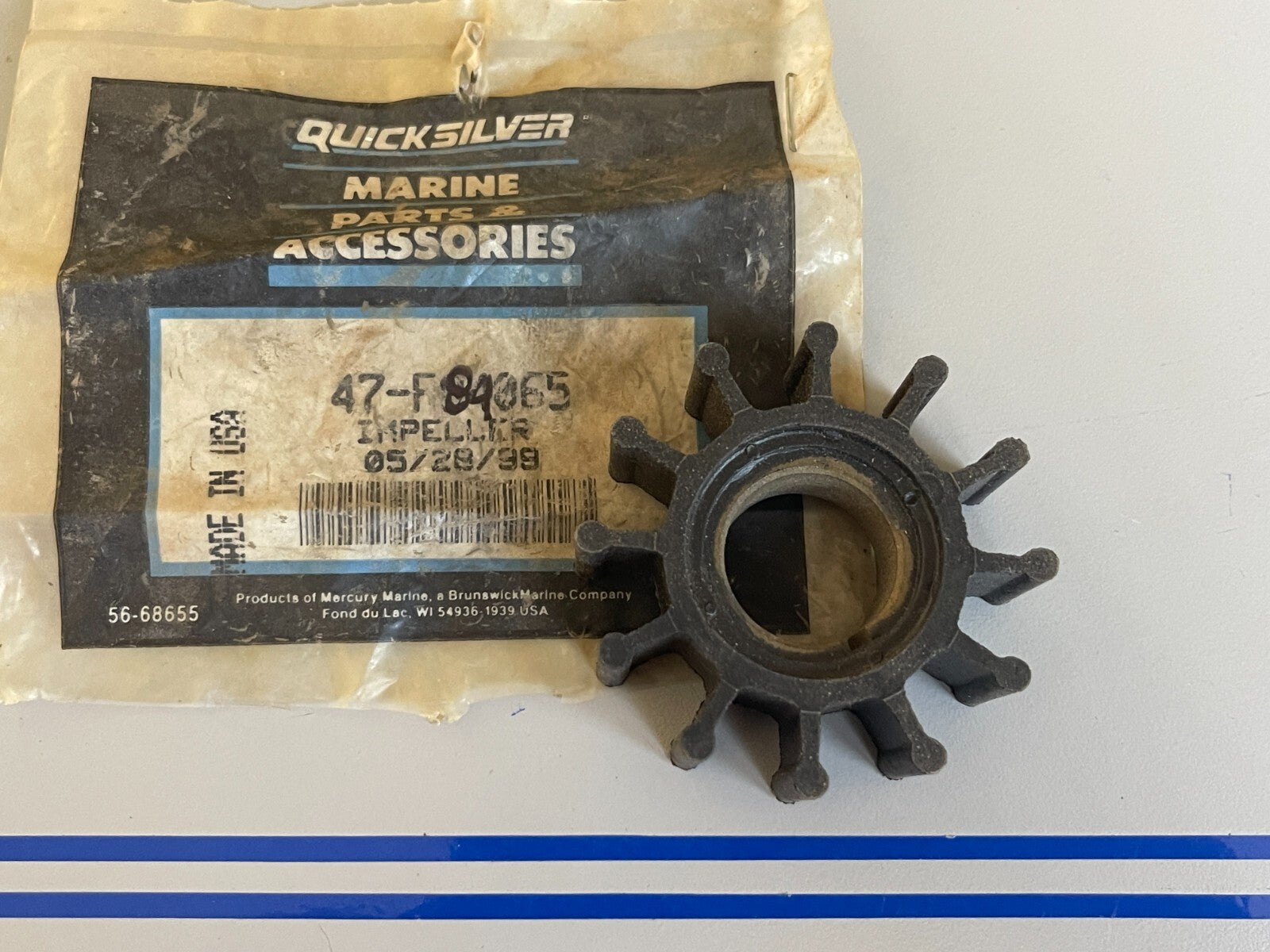 *NEW OEM* 0720 Mercury Quicksilver Impeller 47-F84065