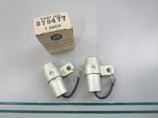 NEW OEM (LOT OF 2) 378477 0378477 OMC Johnson Evinrude Condenser 0810