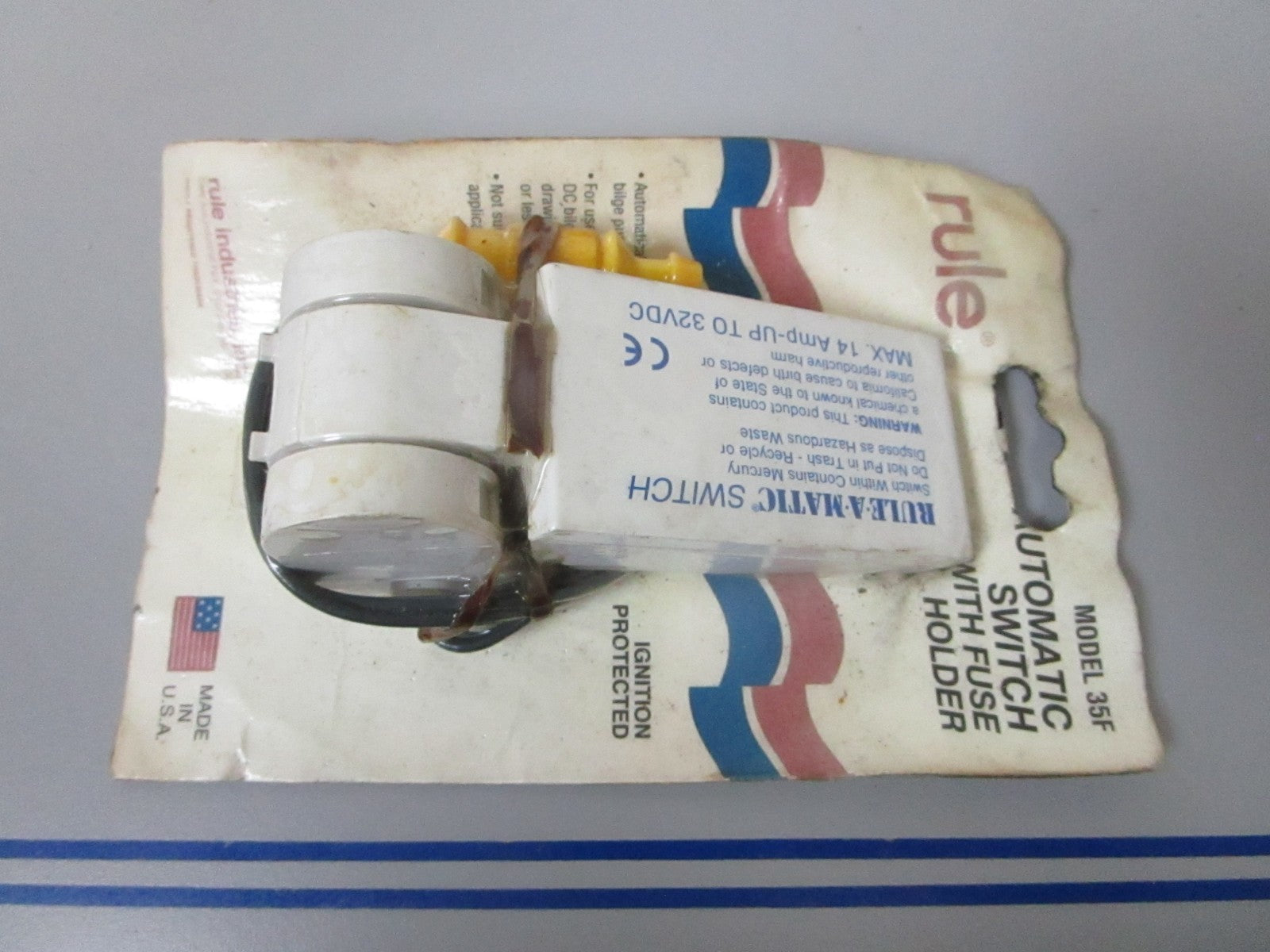 NEW OEM Rule Model 35F Automatic Switch & Fuse Holder Assembly Rule-A-Matic 0720