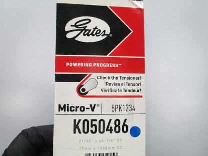 NEW K050486 Gates Micro-V Serpentine Belt 0810