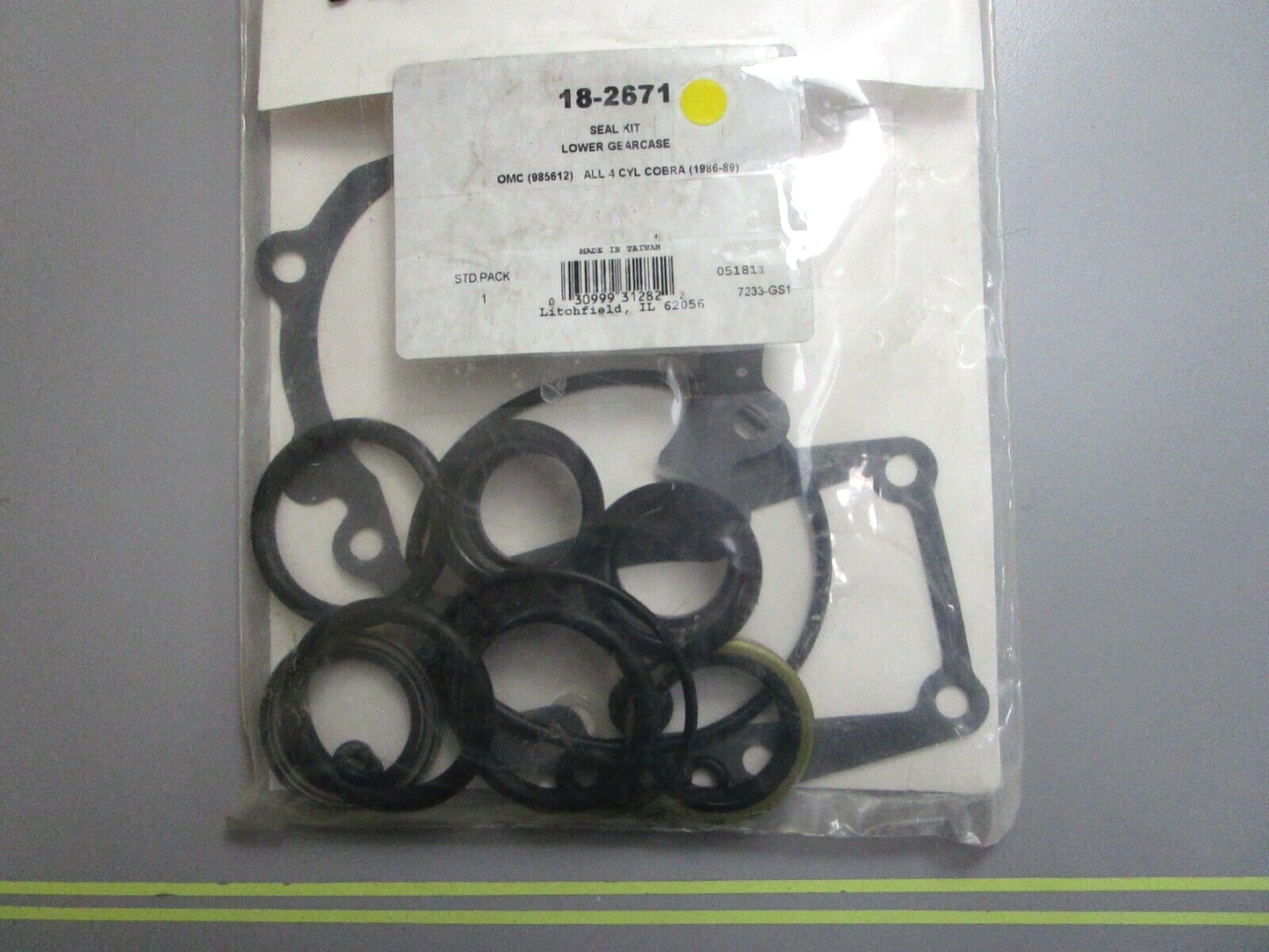 *NEW* 0810 Sierra Lower Gearcase Seal Kit 18-2671 Replaces: OMC 985612