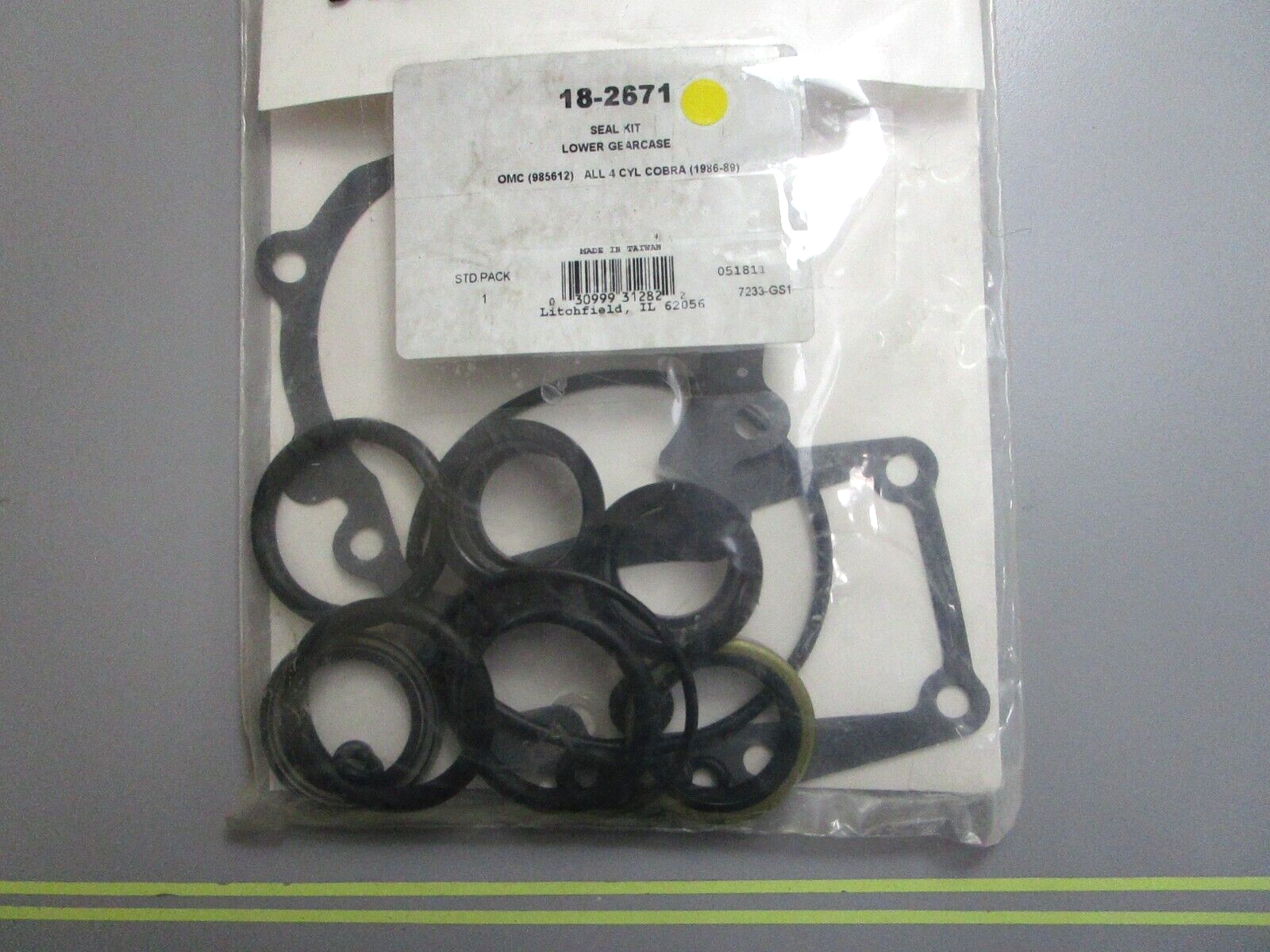 *NEW* 0810 Sierra Lower Gearcase Seal Kit 18-2671 Replaces: OMC 985612