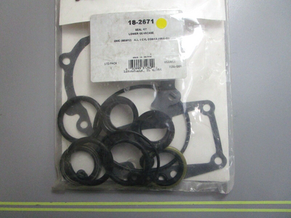 *NEW* 0810 Sierra Lower Gearcase Seal Kit 18-2671 Replaces: OMC 985612