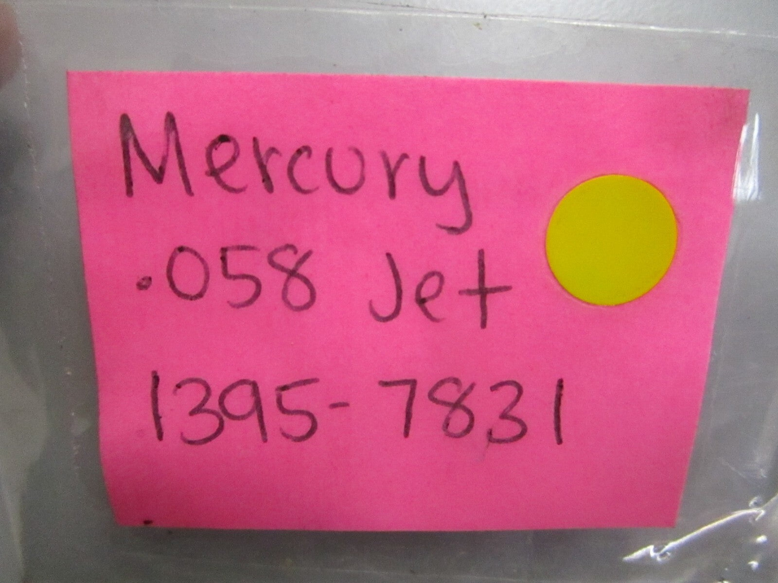 *NEW OEM* 0810 Mercury Quicksilver .058 Jet 1395-7831