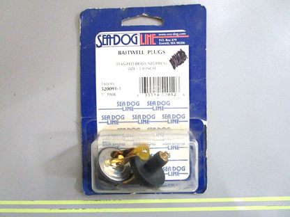 *NEW* 0750 Sea Dog BAITWELL PLUGS 520091-1