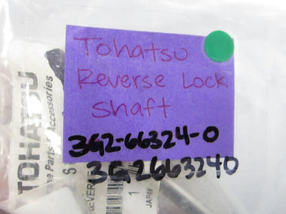NEW OEM 3G2-66324-0 3G2663240 Tohatsu Reverse Lock Shaft 0810
